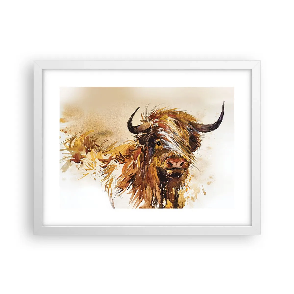 Plakat i hvid ramme - Jægerens stolthed - 40x30 cm