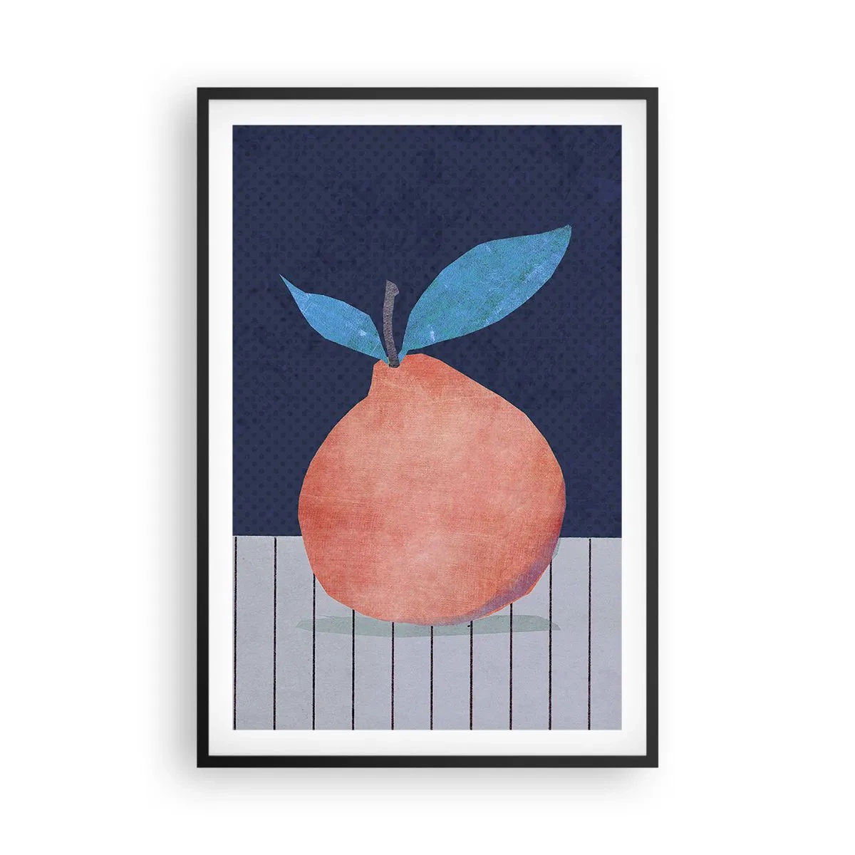 Plakat i sort ramme - Konveksitet og plan - 61x91 cm