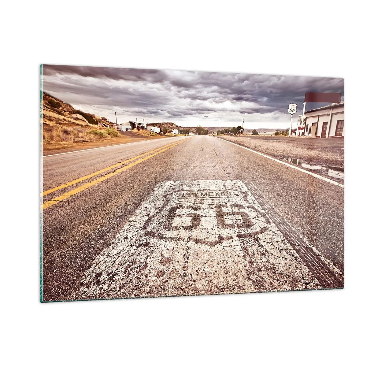 Billede på glas - Mother Road - amerikansk legende - 120x80 cm