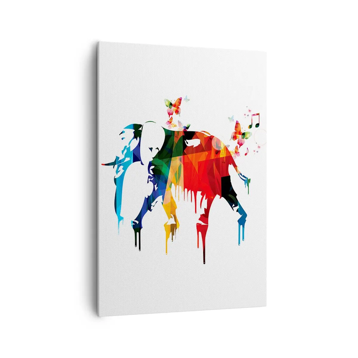 Lærredstryk - Billede på lærred - Alle kan danse - 70x100 cm