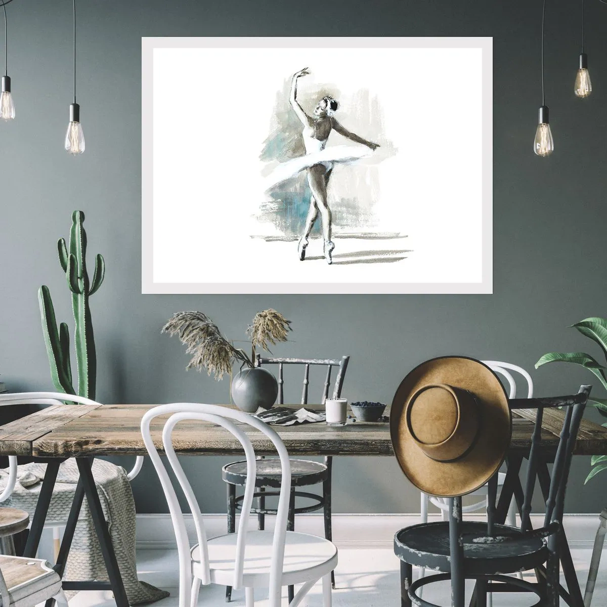 Plakat - Fortryllet til en svane - 40x30 cm