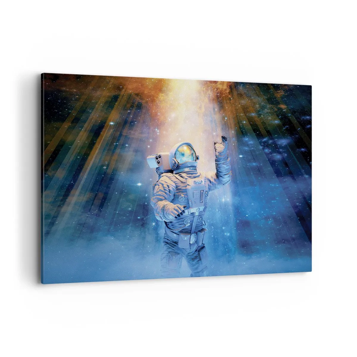 Lærredstryk - Billede på lærred - Endelig på destinationen - 100x70 cm