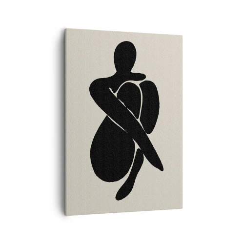 Lærredstryk - Billede på lærred - I din egen favn - 50x70 cm