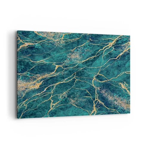 Lærredstryk - Billede på lærred - Guldåre - 100x70 cm