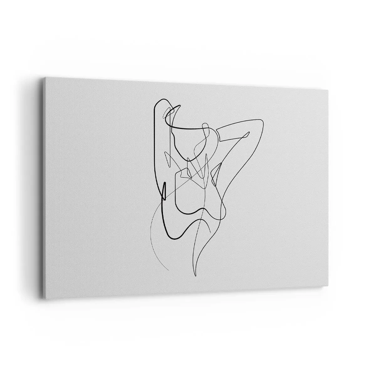 Lærredstryk - Billede på lærred - Virkelig, hvad er du for en person... - 100x70 cm