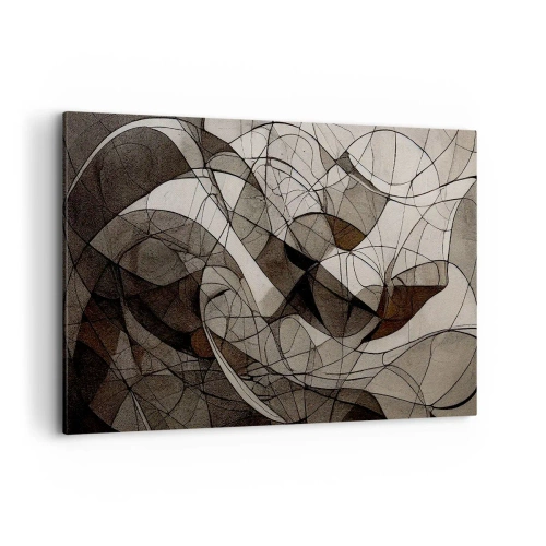 Lærredstryk - Billede på lærred - Cirkulation af jordens farver - 120x80 cm