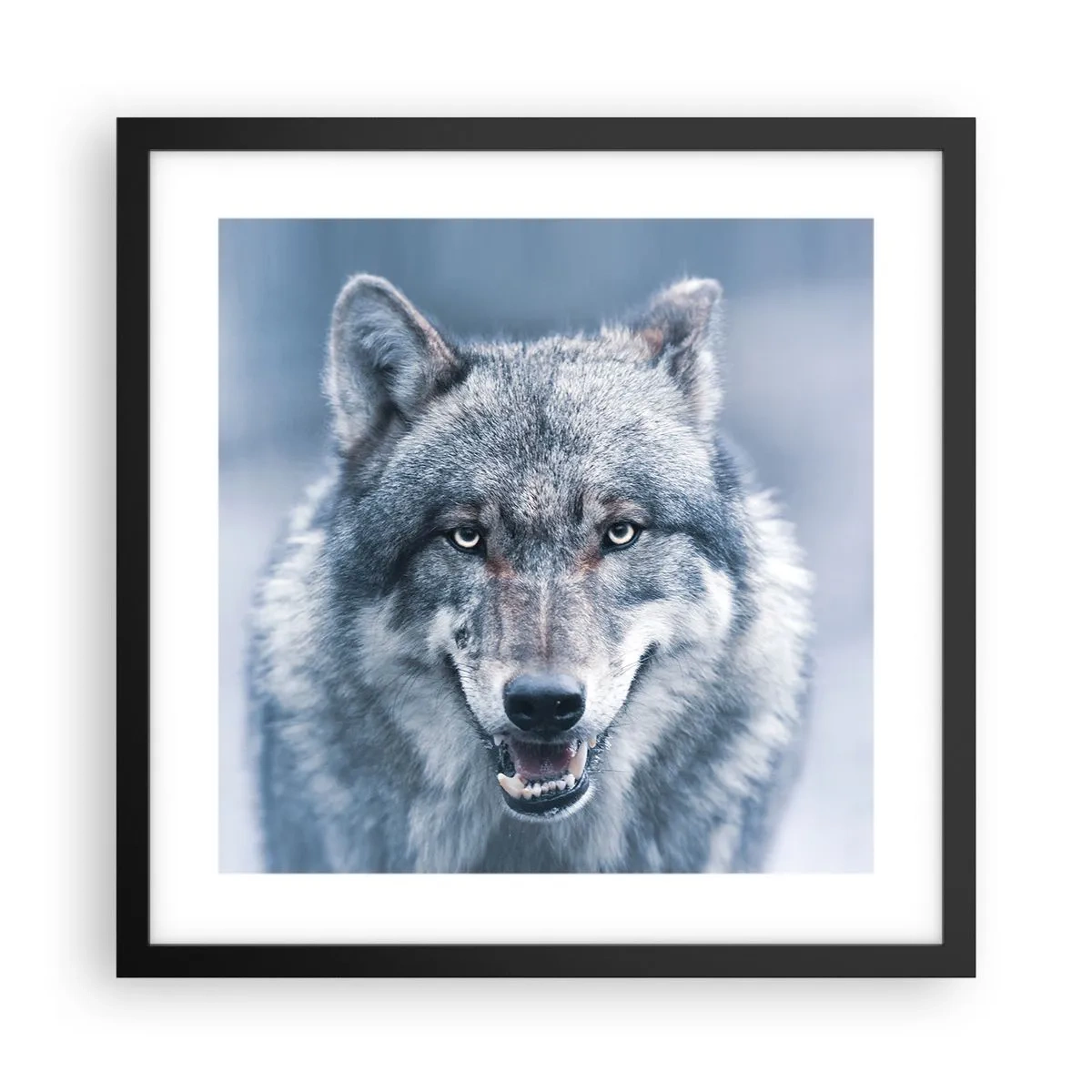 Plakat i sort ramme - Vil du tage udfordringen op? - 40x40 cm