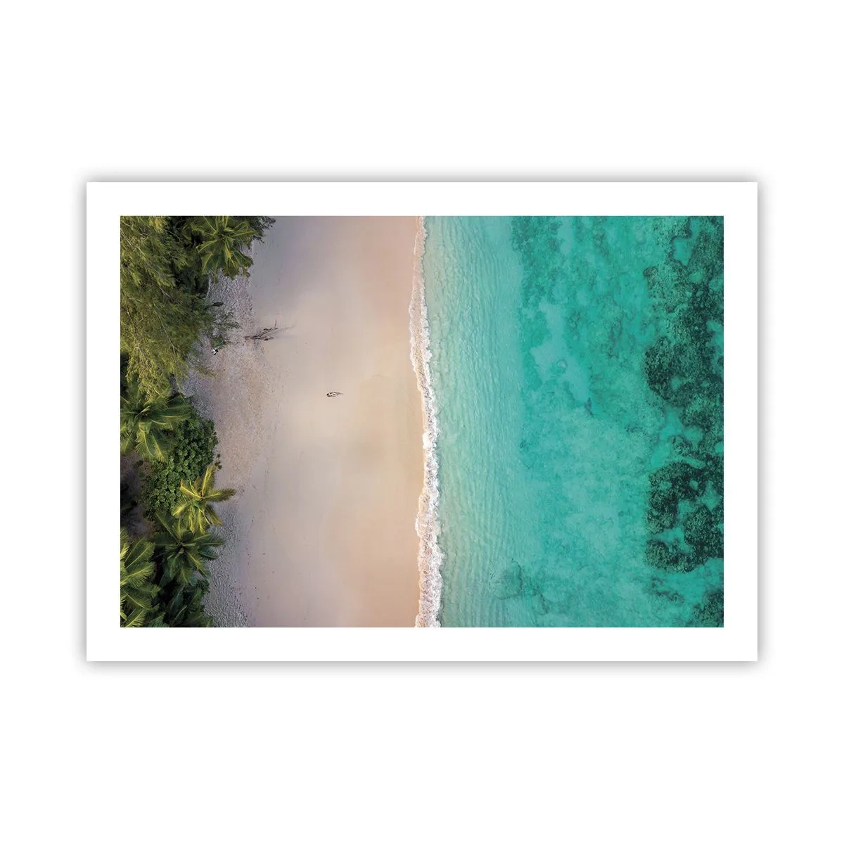 Plakat - Paradis strand - 70x50 cm