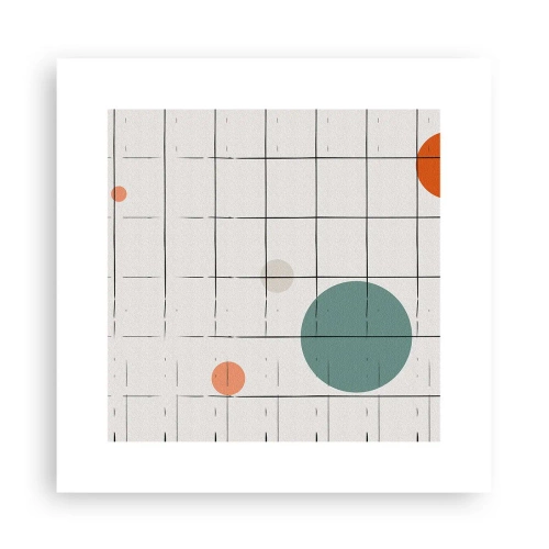 Plakat - Fanget i en fælde. Os eller dem? - 30x30 cm