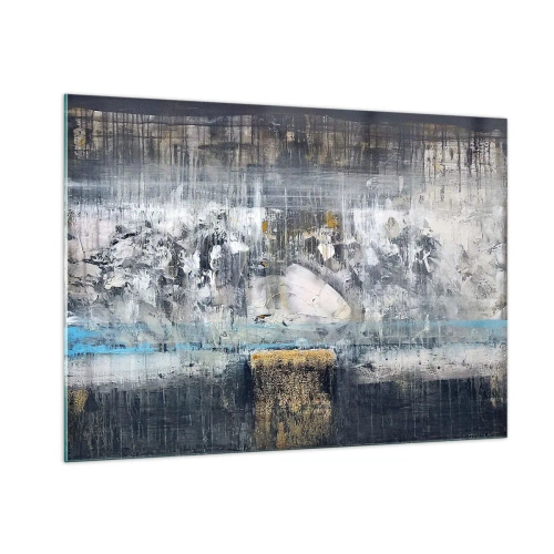 Billede på glas - Som på is, som på fortovet - 100x70 cm