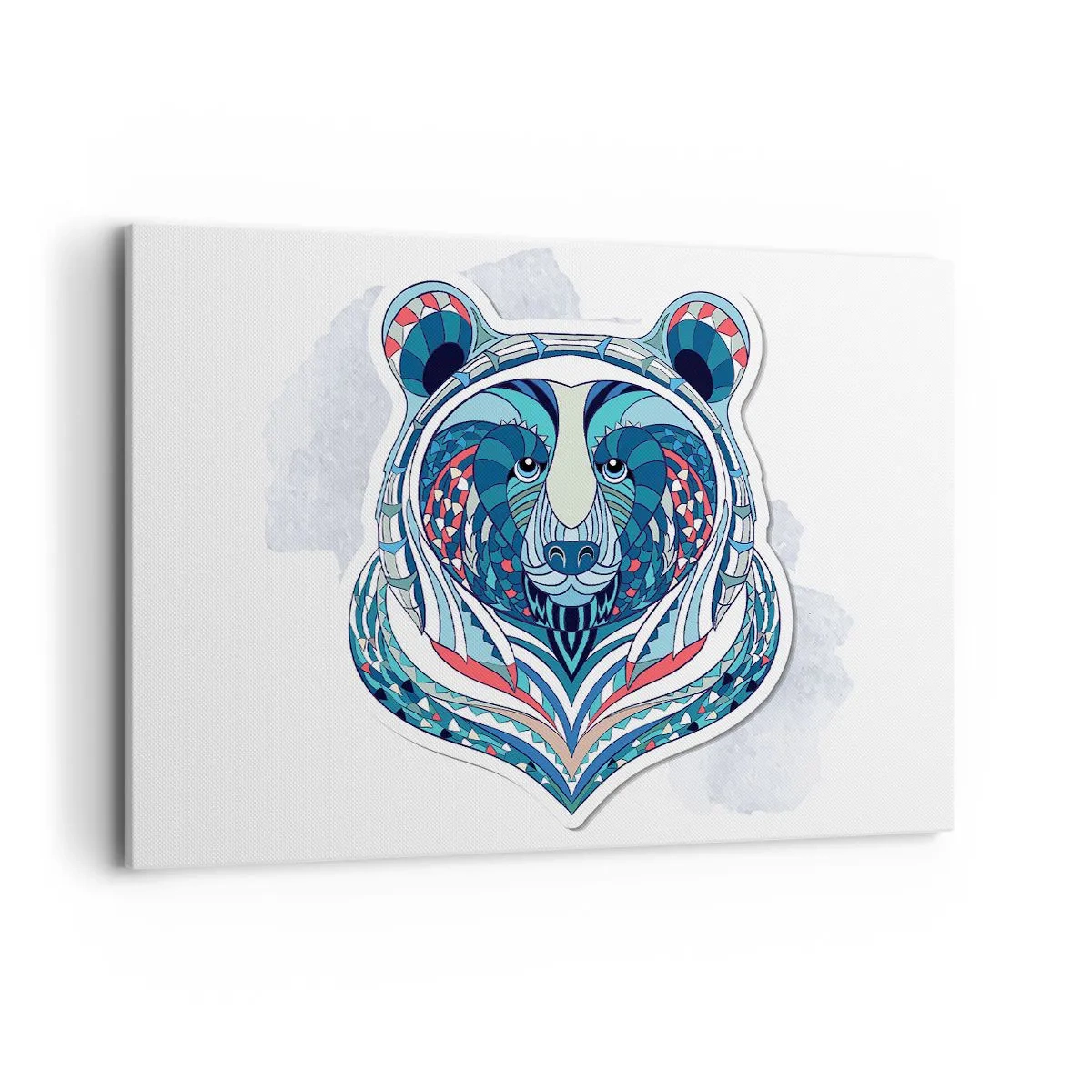 Lærredstryk - Billede på lærred - Eviva Grønland! - 100x70 cm