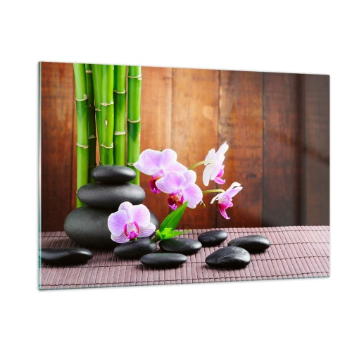 Billede på glas - Oplev Østens fornøjelser - 120x80 cm