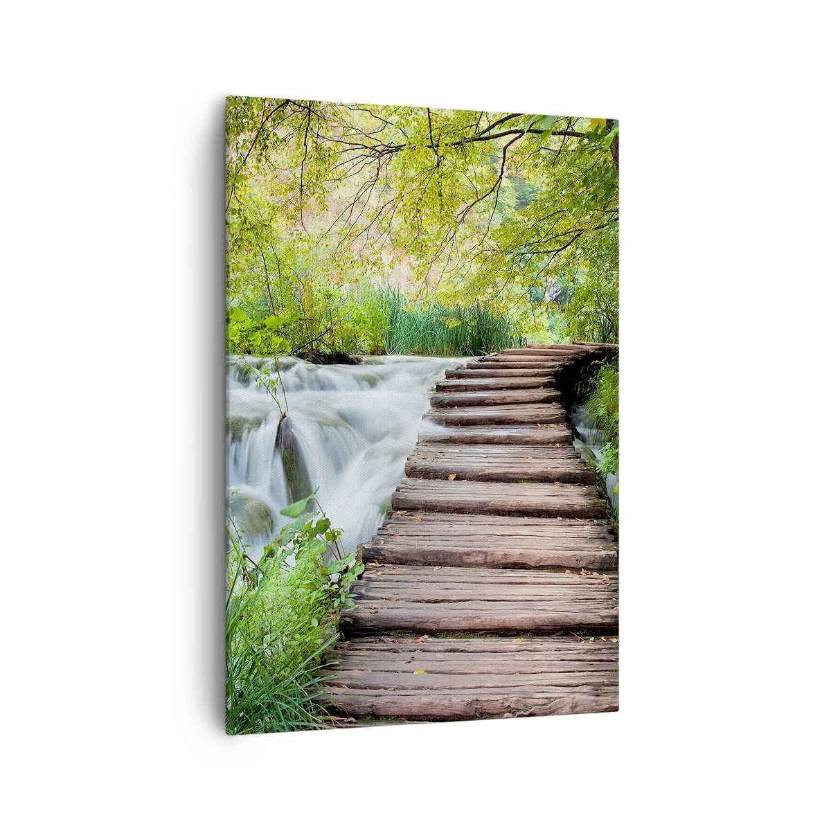 Lærredstryk - Billede på lærred - Overhovedet ikke stille vand - 70x100 cm