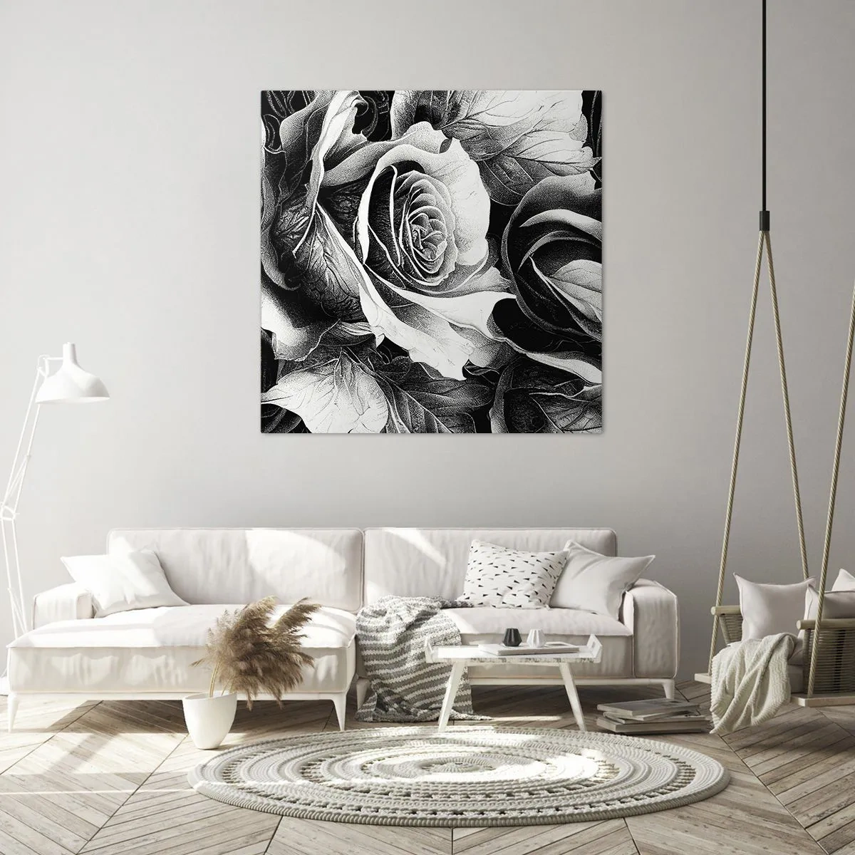 Lærredstryk - Billede på lærred - Altid dronning - 40x40 cm