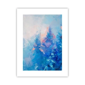 Plakat - Vinter abstraktion - 30x40 cm