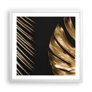 Plakat i hvid ramme - Forskellige, og lige dyre - 50x50 cm