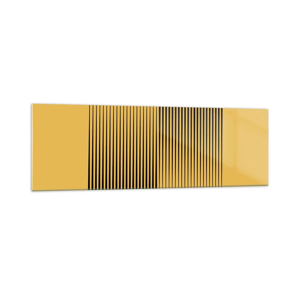 Billede på glas - Modsætningernes kvadrat - 160x50 cm