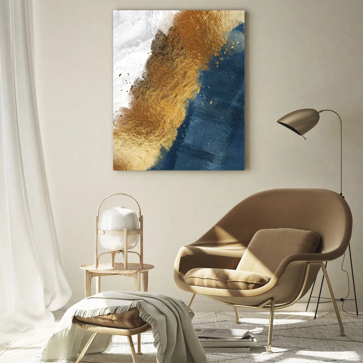 Billede på glas - Sommerens farver - 80x120 cm