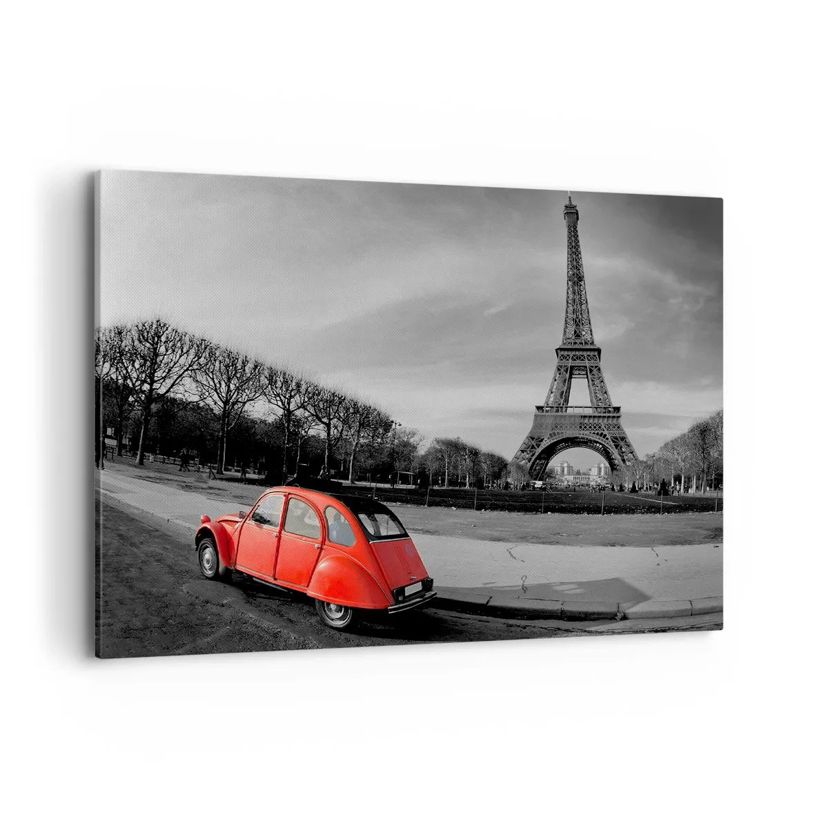 Lærredstryk - Billede på lærred - Mere parisisk end Paris selv - 120x80 cm
