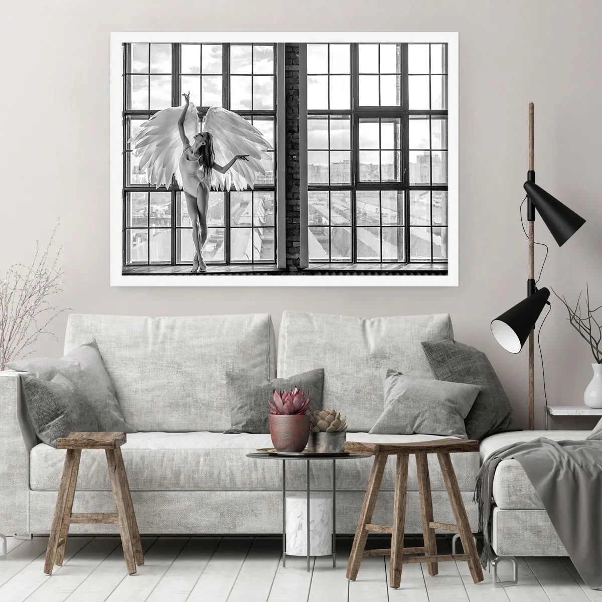 Plakat - Englenes by? - 70x50 cm