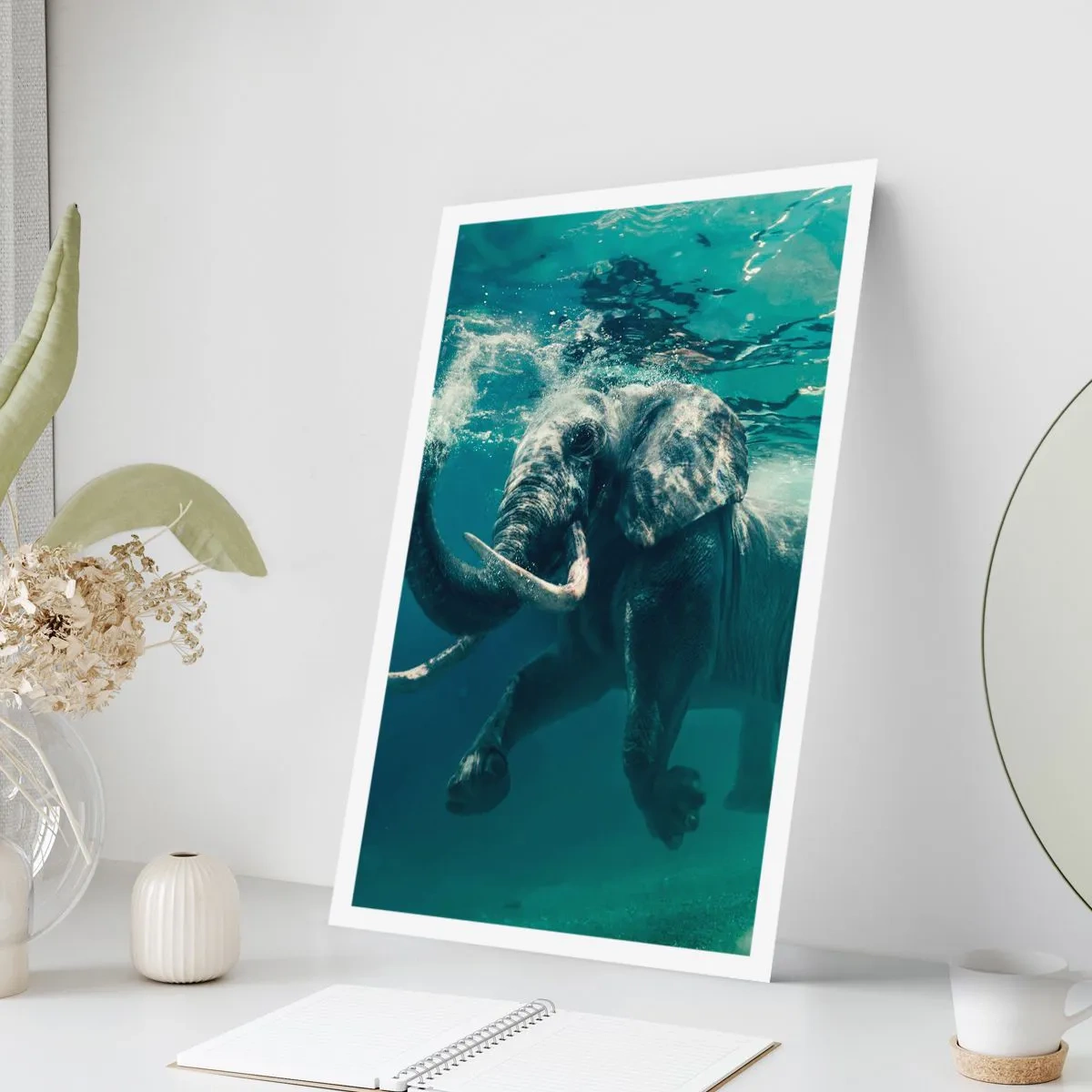 Plakat - Alle kan lide at svømme - 50x70 cm