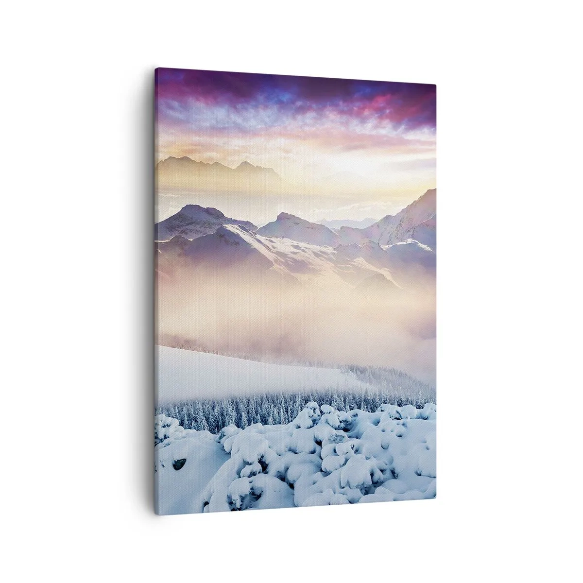 Lærredstryk - Billede på lærred - Naturens kraft og renhed - 50x70 cm