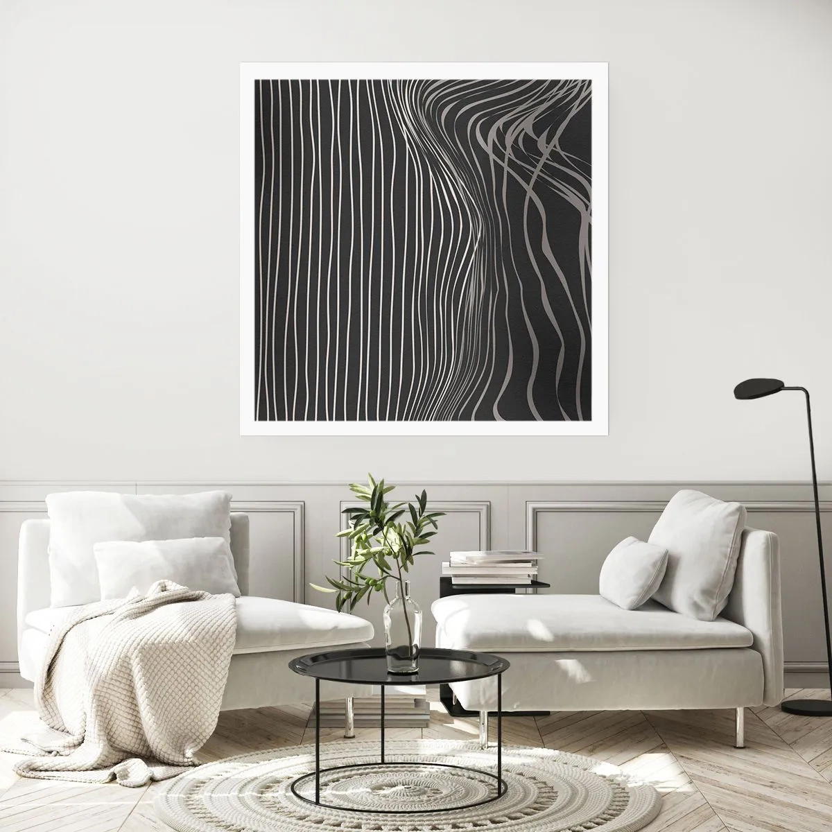 Plakat - Rytme og accent - 50x50 cm