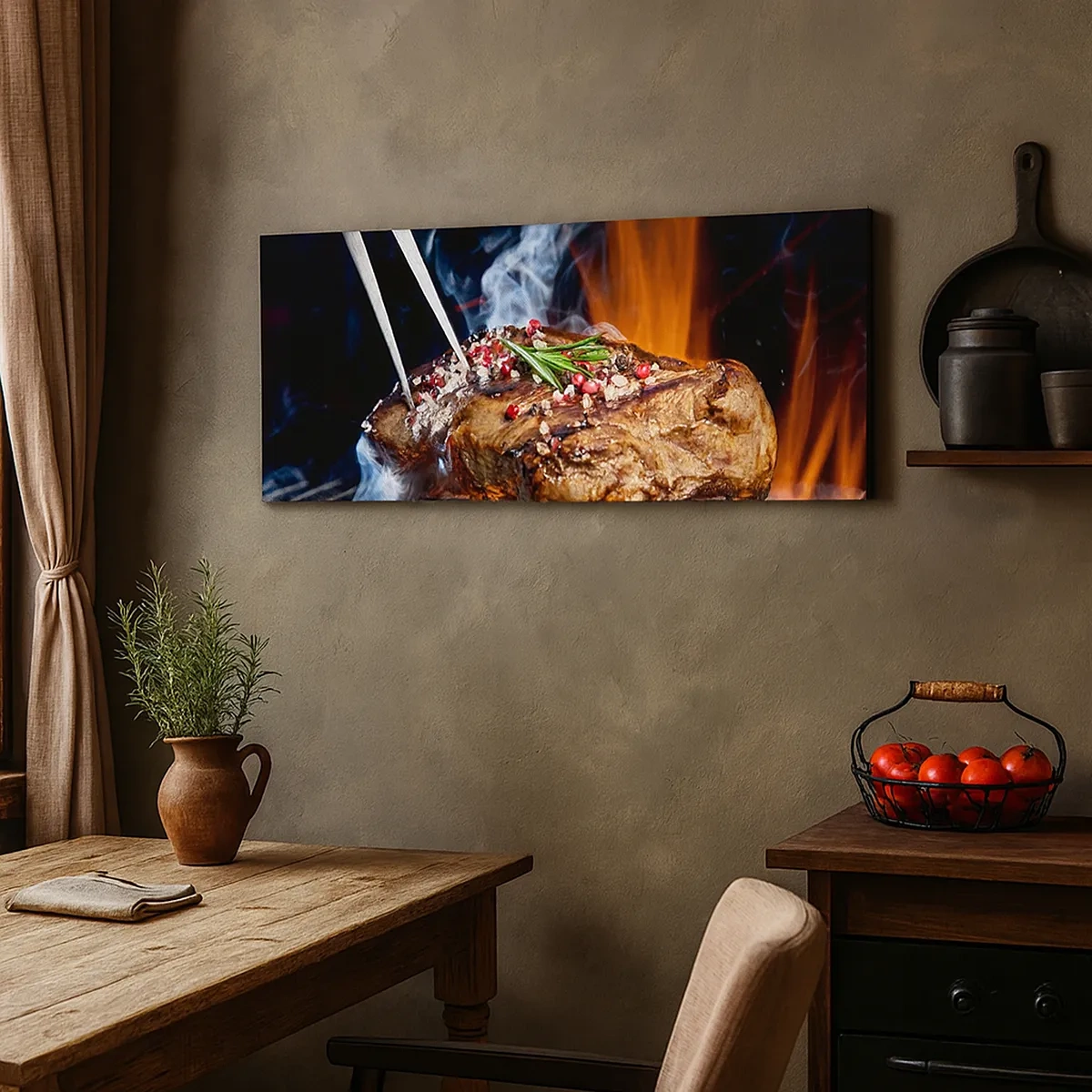 Lærredstryk - Billede på lærred - Saftig og velduftende - 30x30 cm