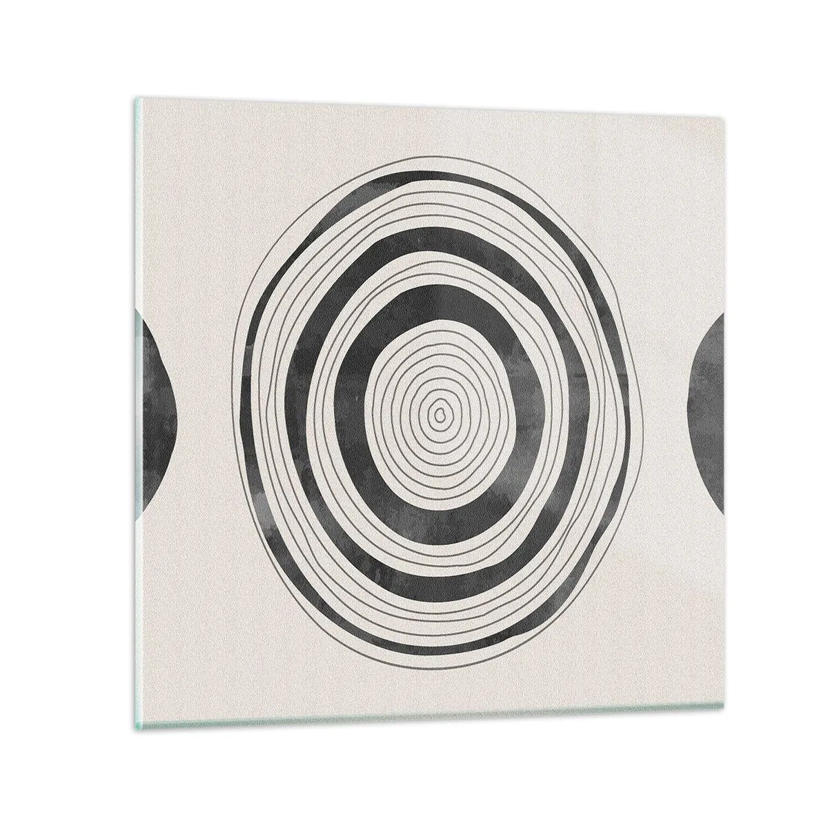 Billede på glas - Det vigtige er det, der er imellem - 30x30 cm