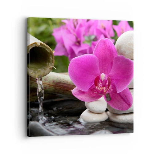 Lærredstryk - Billede på lærred - Du hviler allerede - 30x30 cm