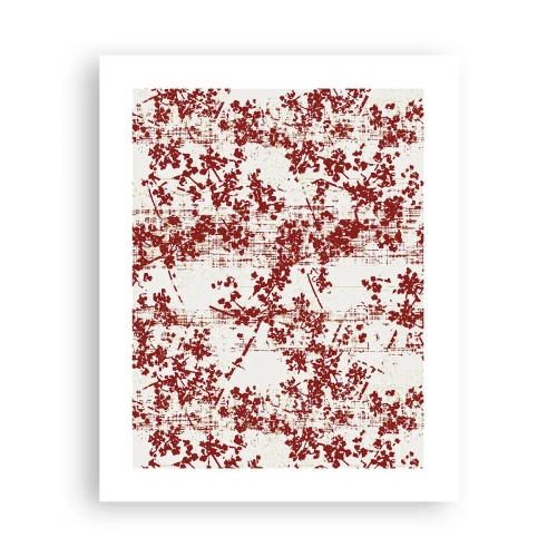 Plakat - Som en gammel percale - 40x50 cm