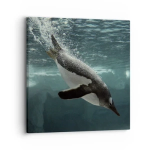 Lærredstryk - Billede på lærred - Velkommen til min verden - 30x30 cm