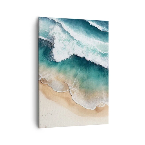 Lærredstryk - Billede på lærred - Et evigt møde - 50x70 cm