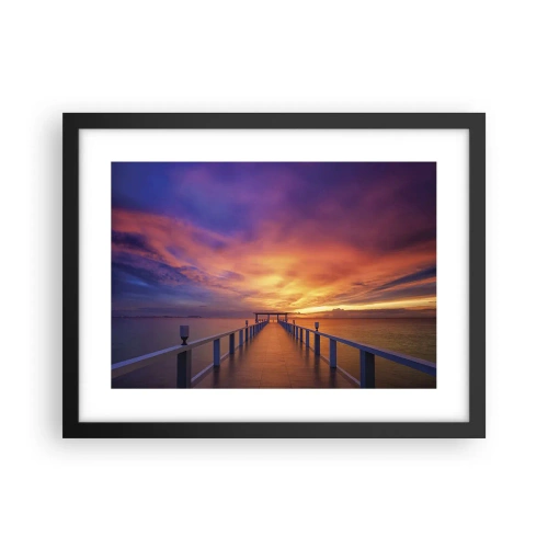 Plakat i sort ramme - Uden ende - 40x30 cm