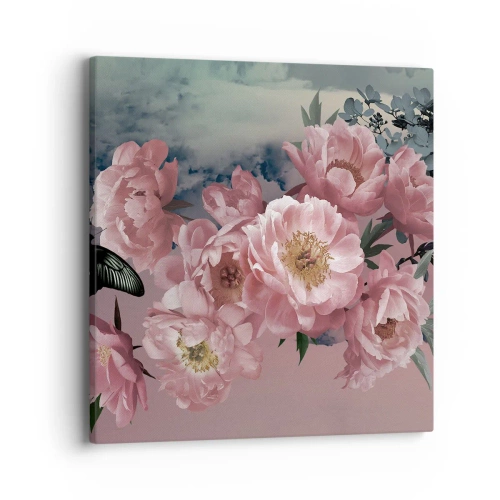 Lærredstryk - Billede på lærred - Højdepunktet af romantikken - 40x40 cm