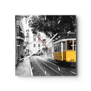 Vægur, Uret - Og en fado i baggrunden - 40x40 cm