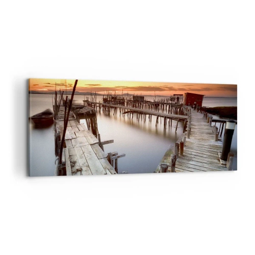 Lærredstryk - Billede på lærred - Autentisk, ikke en turistattrapp - 100x40 cm