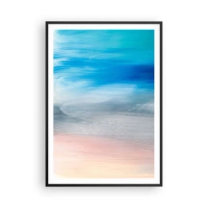 Plakat i sort ramme - Elementer: luft - 70x100 cm