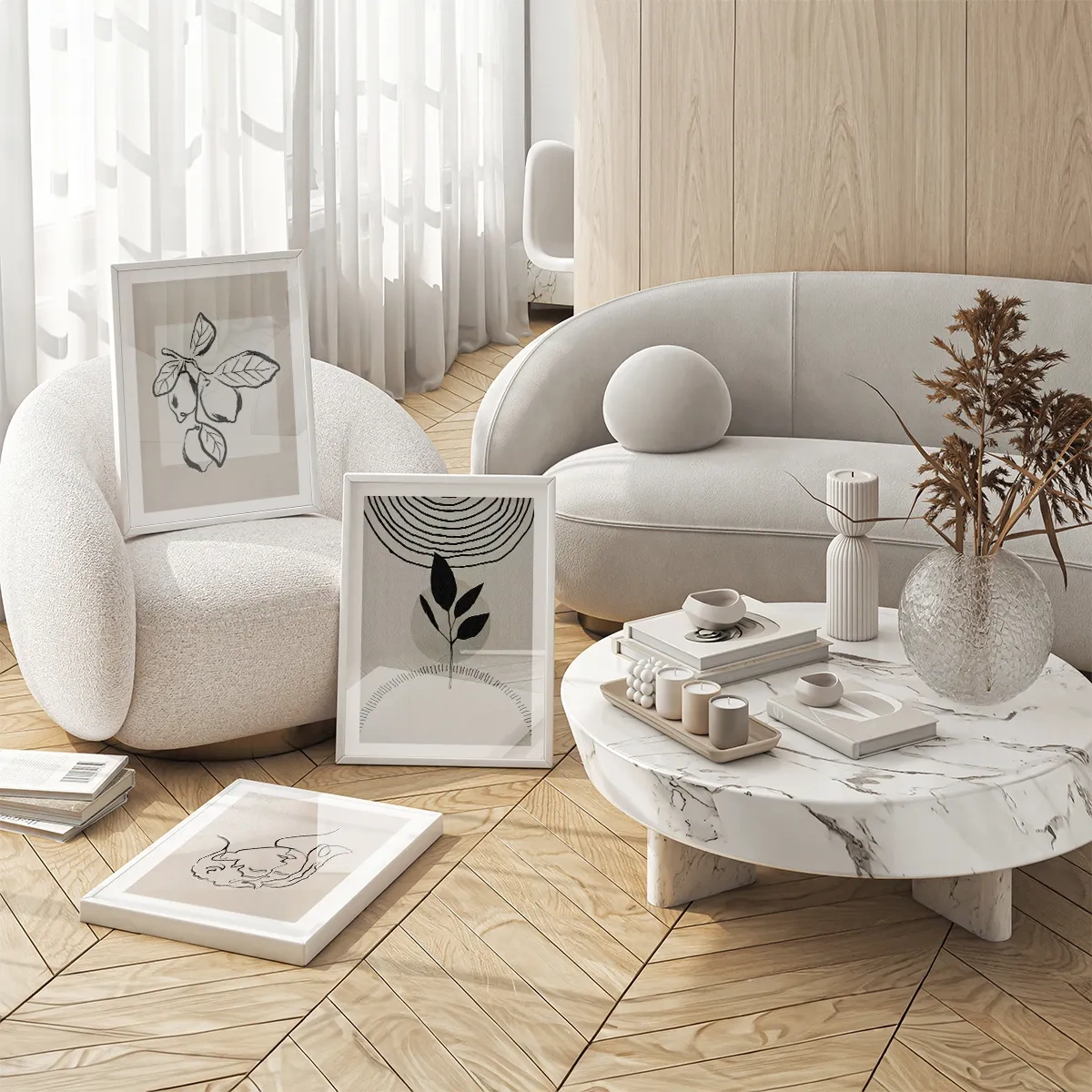 White castle - Inspiration til stuen