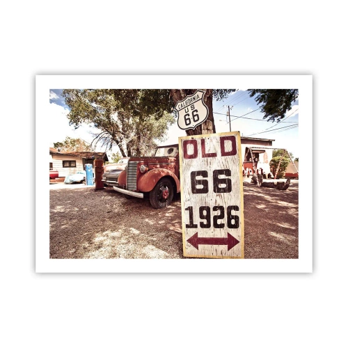 Plakat - En legende om det amerikanske landskab - 70x50 cm