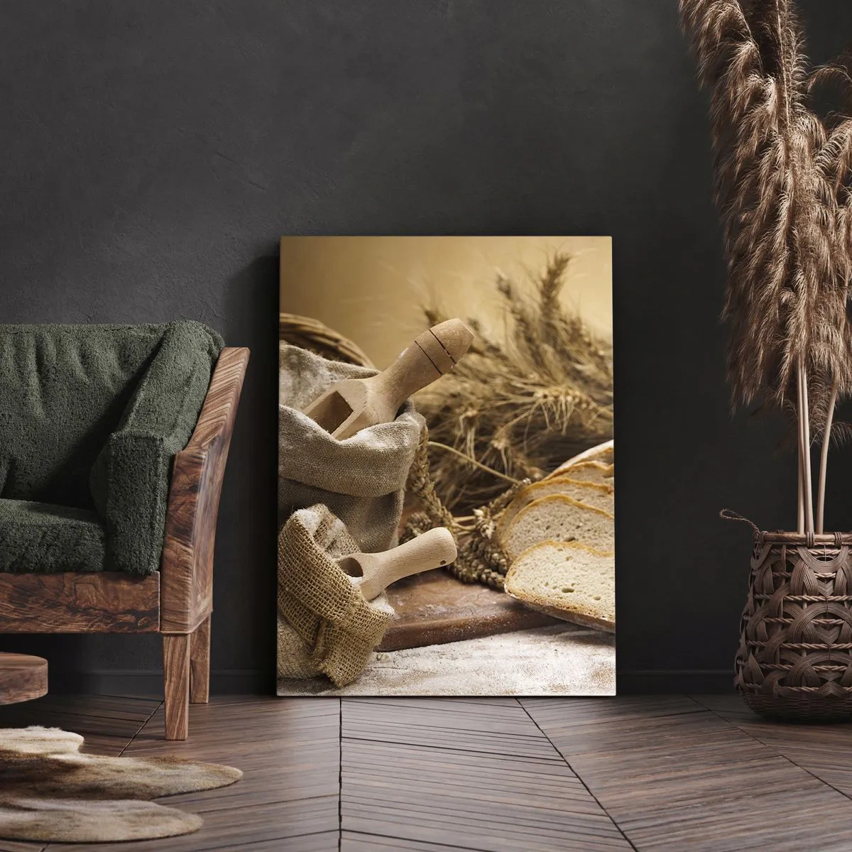 Lærredstryk - Billede på lærred - Som skåret en kniv - 65x120 cm