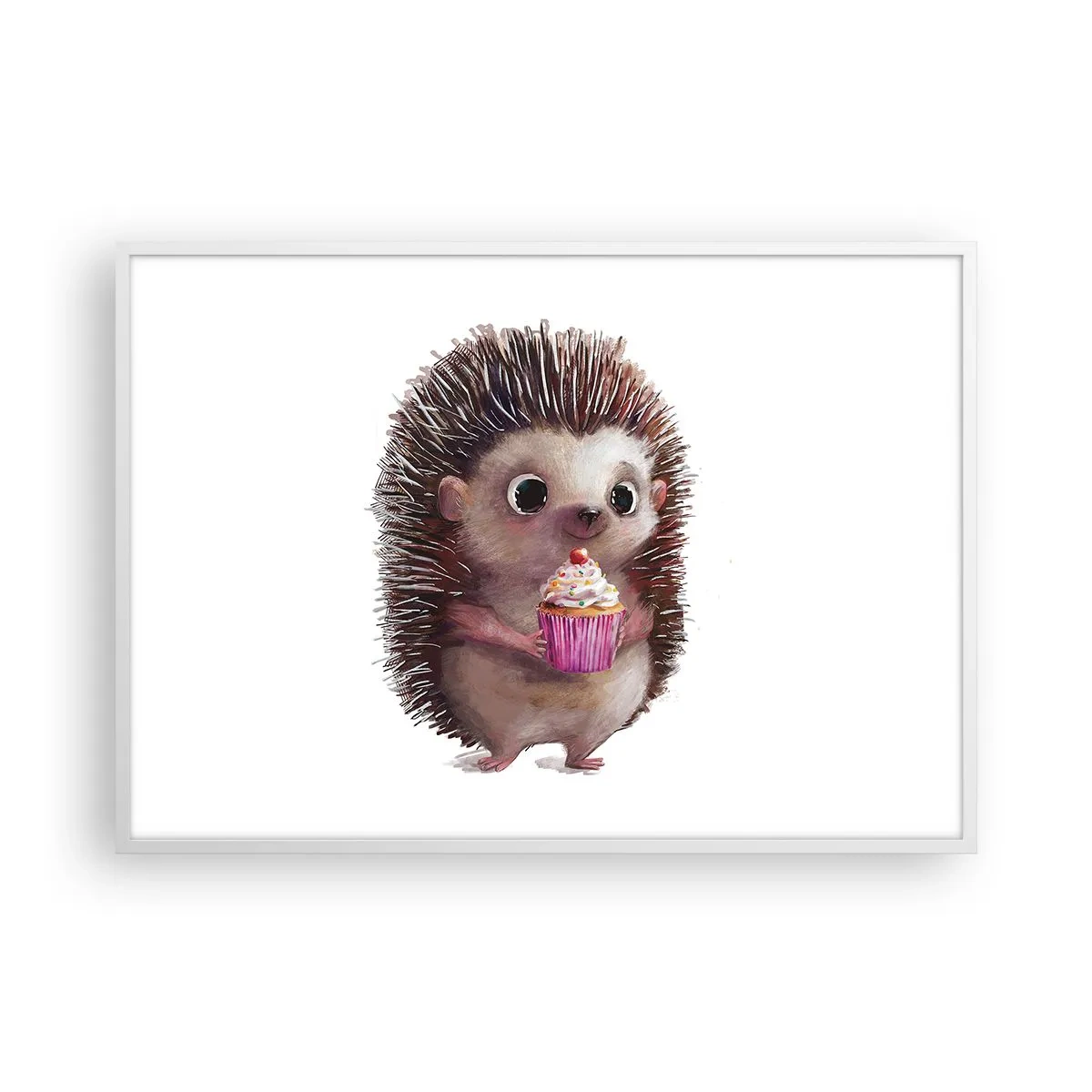 Plakat i hvid ramme - Fejring er hver dag - 100x70 cm