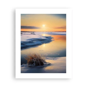 Plakat - Vintersolnedgang - 40x50 cm