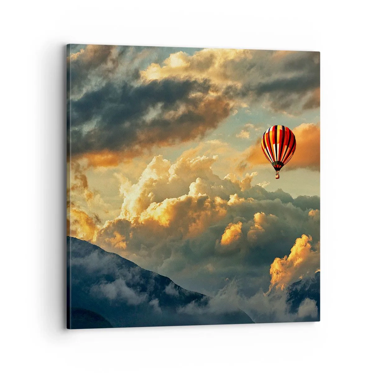 Lærredstryk - Billede på lærred - Jeg går, fordi jeg vil - 70x70 cm