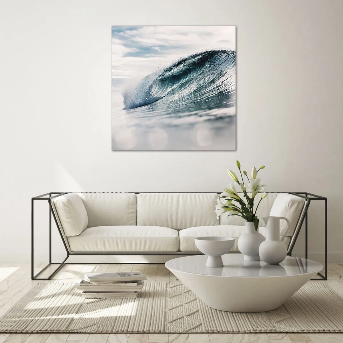 Billede på glas - Topmøde om vand - 60x60 cm