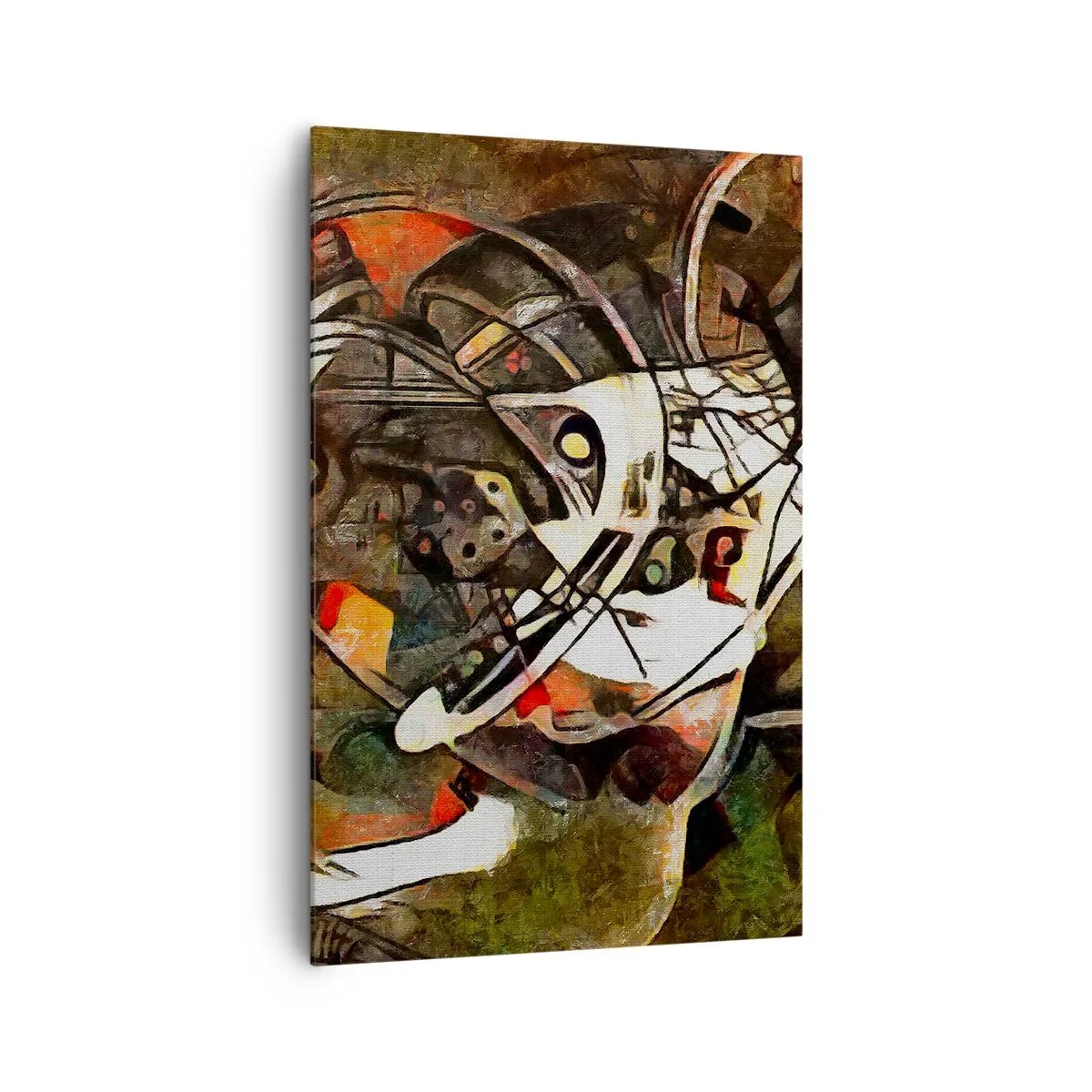 Lærredstryk - Billede på lærred - Kan du høre bevægelse? - 80x120 cm