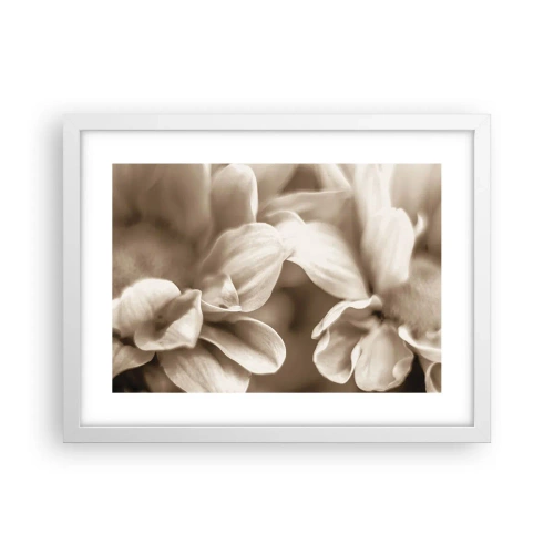 Plakat i hvid ramme - Blid som et smil - 40x30 cm