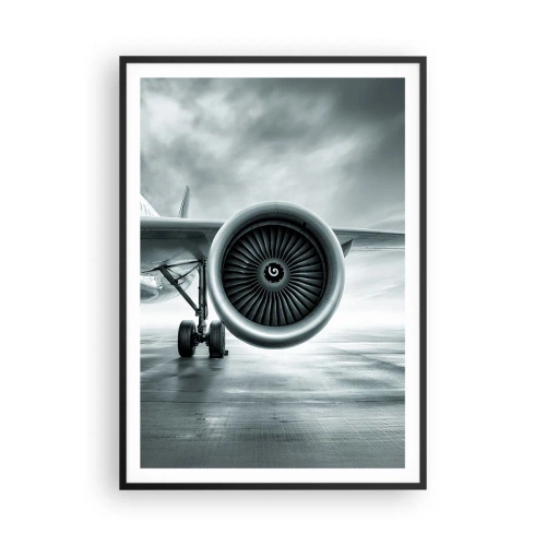 Plakat i sort ramme - Der er kraft! - 70x100 cm