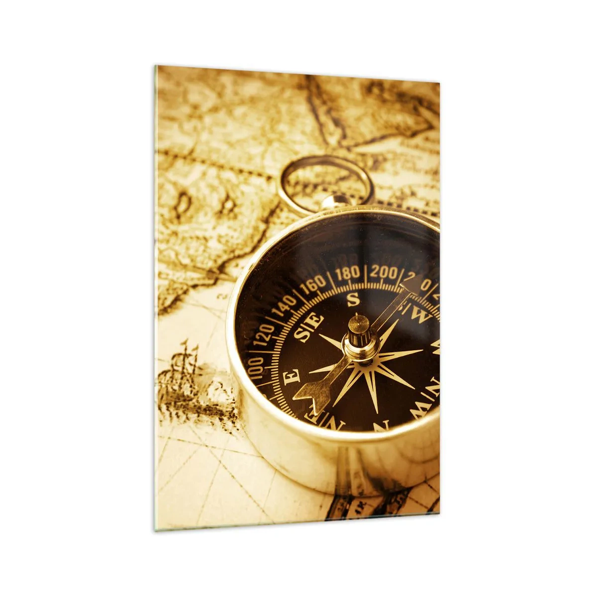 Billede på glas - Øst eller vest? - 70x100 cm