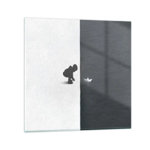 Billede på glas - Stor ekspedition - 40x40 cm